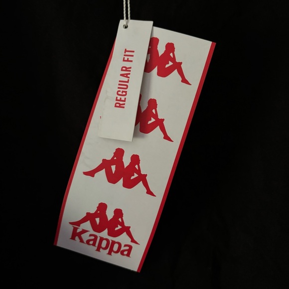 NWT Women’s Medium Black and White Crop Top and Legging Kappa Logo Set - Picture 13 of 16